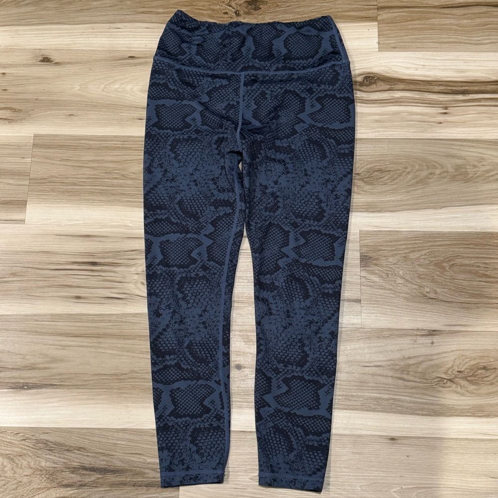 Allfenix Python Charcoal Snakeskin Print 7/8 Legg… - image 2